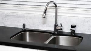 Kitchen sink plumbing repair